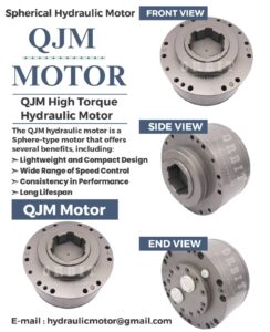 QJM Spherical Piston Hydraulic Motor Manufacturer in Ahmedabad Mumbai Pune Chennai Bangalore Hyderabad Delhi Nashik Kolkata Nagpur Coimbatore India
